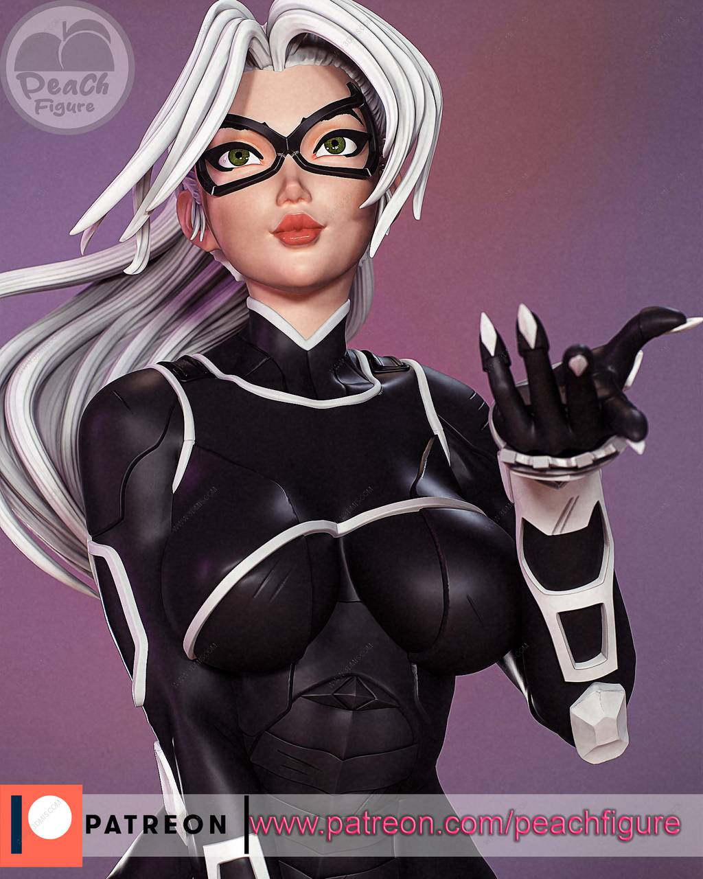 P站图纸印象馆 Peach Figure 漫威 黑猫菲莉西亚•哈代 Peach Figure 漫威 黑猫菲莉西亚•哈代