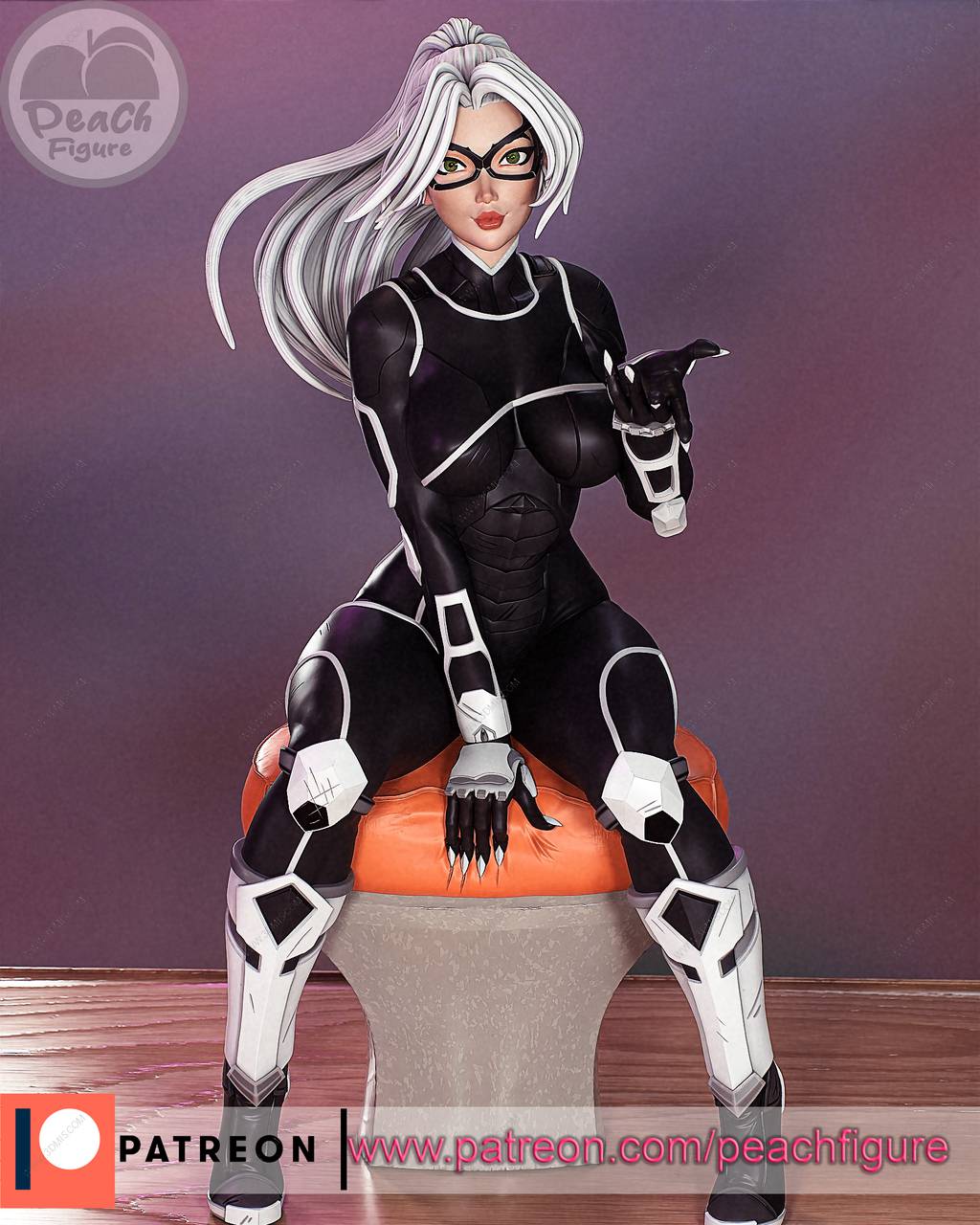 P站图纸印象馆 Peach Figure 漫威 黑猫菲莉西亚•哈代 Peach Figure 漫威 黑猫菲莉西亚•哈代