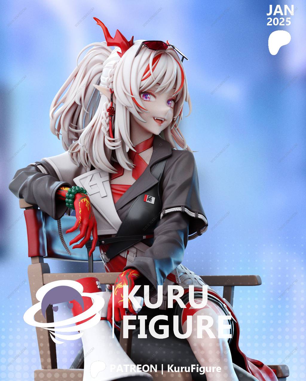 P站图纸印象馆 Kuru Figure 明日方舟 年 Kuru Figure 明日方舟 年