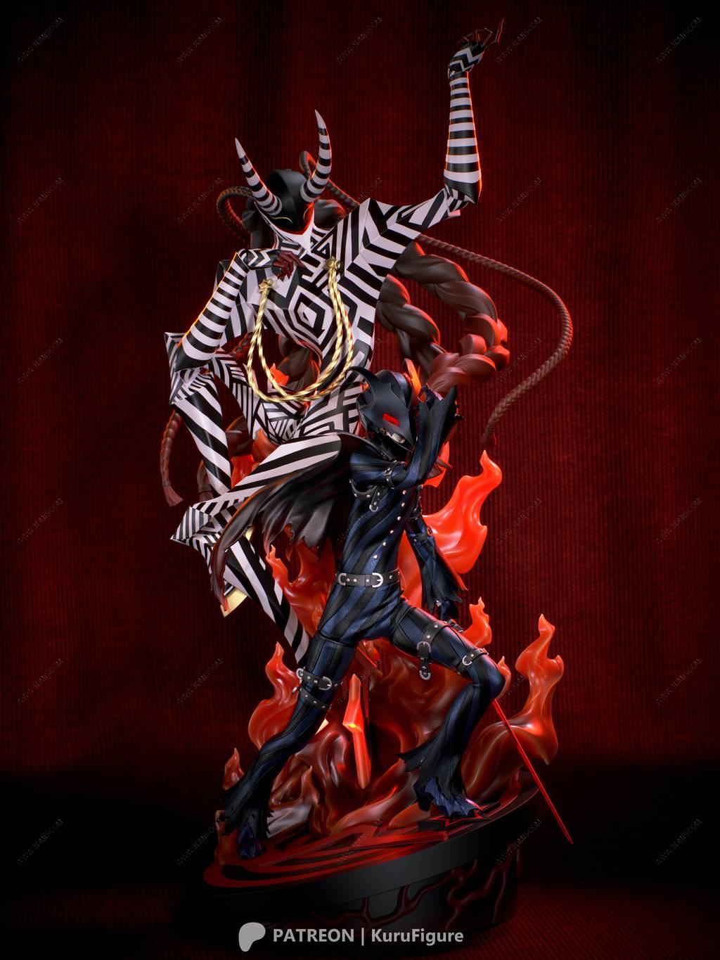 P站图纸印象馆 Kuru Figure 女神异闻录 明智吾郎 Kuru Figure 女神异闻录 明智吾郎