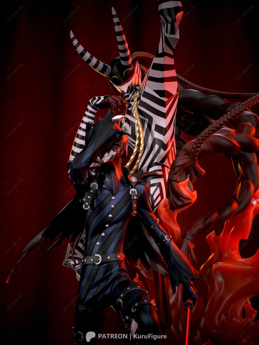 P站图纸印象馆 Kuru Figure 女神异闻录 明智吾郎 Kuru Figure 女神异闻录 明智吾郎