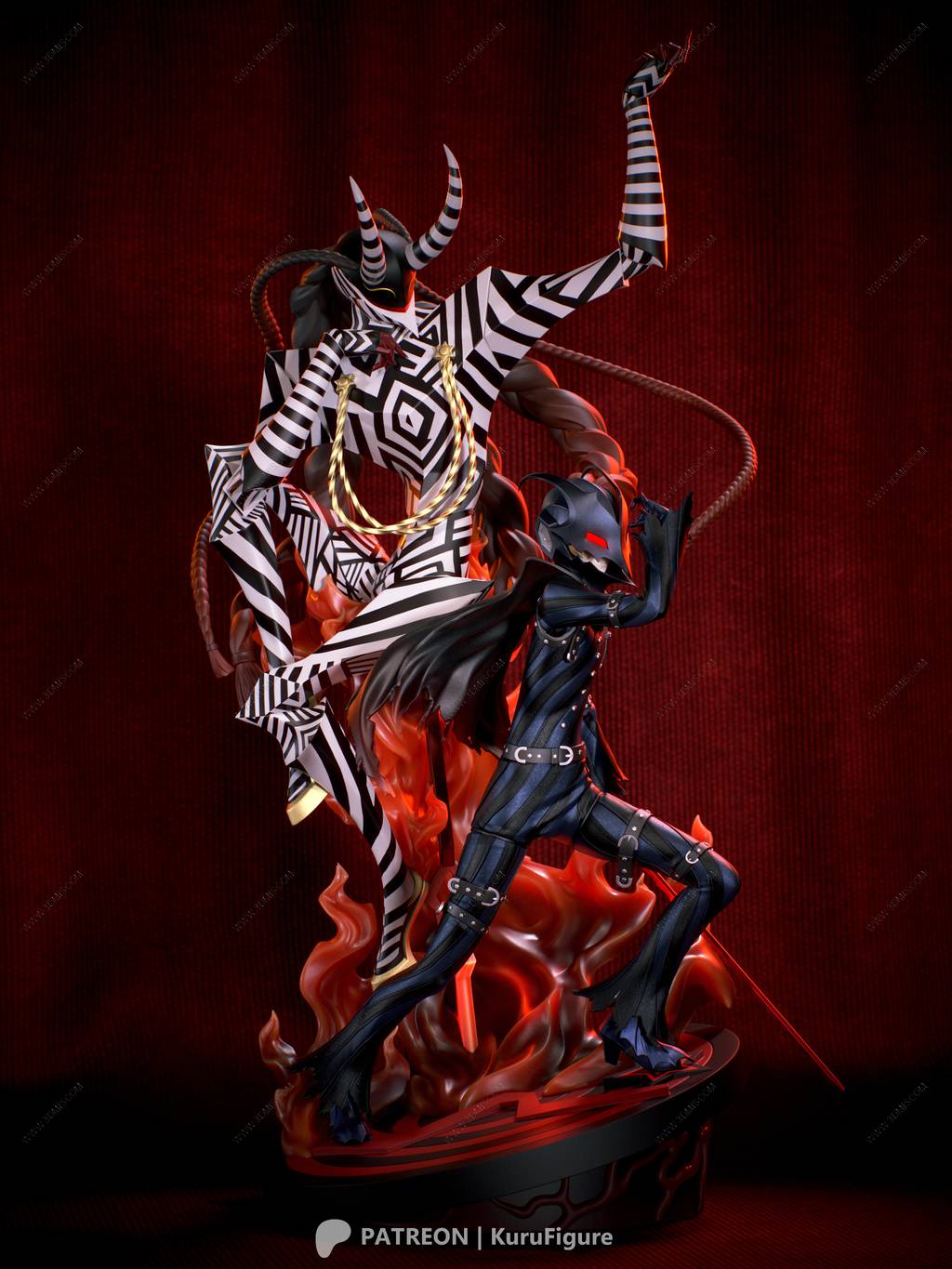 P站图纸印象馆 Kuru Figure 女神异闻录 明智吾郎 Kuru Figure 女神异闻录 明智吾郎