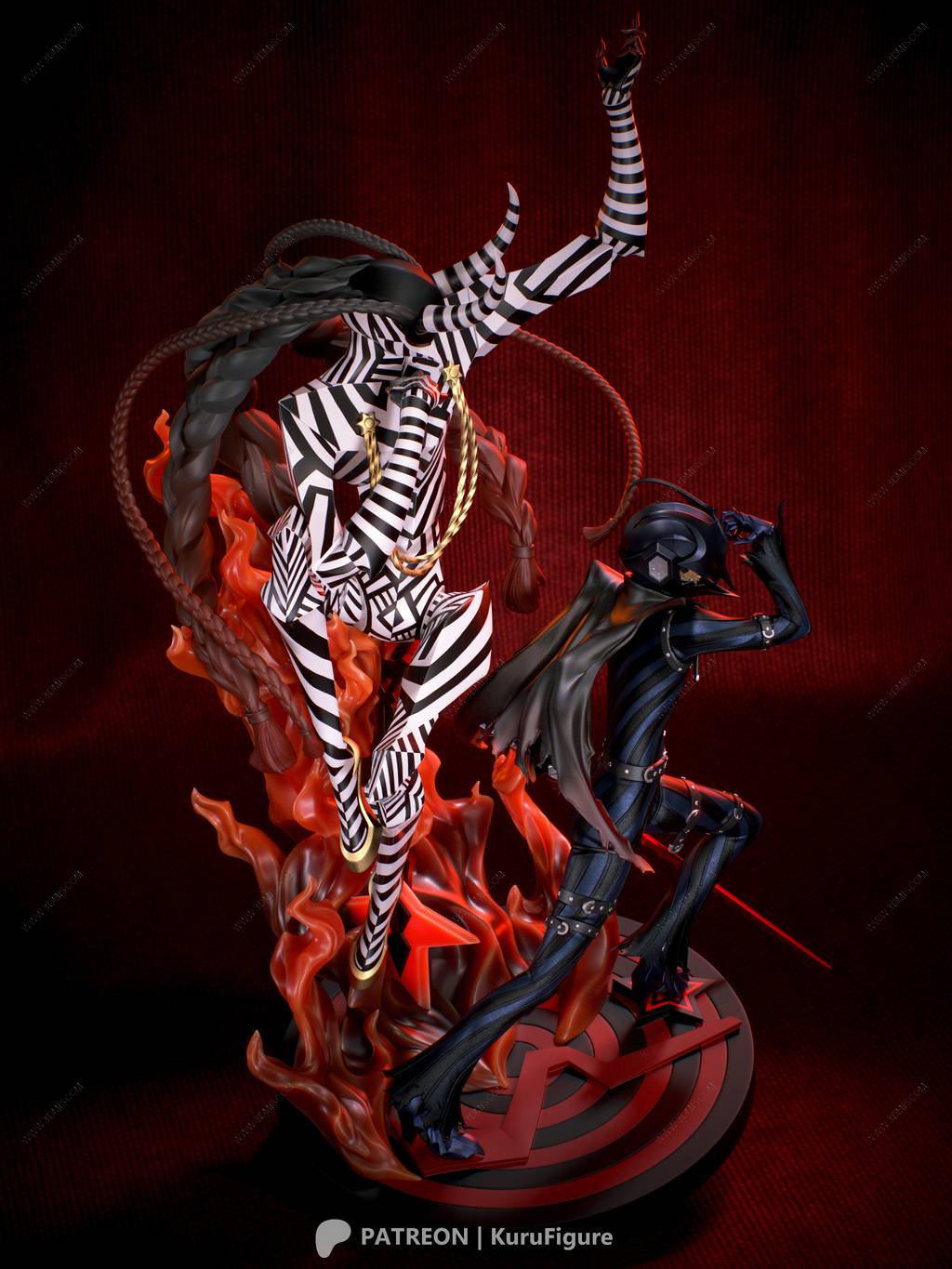 P站图纸印象馆 Kuru Figure 女神异闻录 明智吾郎 Kuru Figure 女神异闻录 明智吾郎