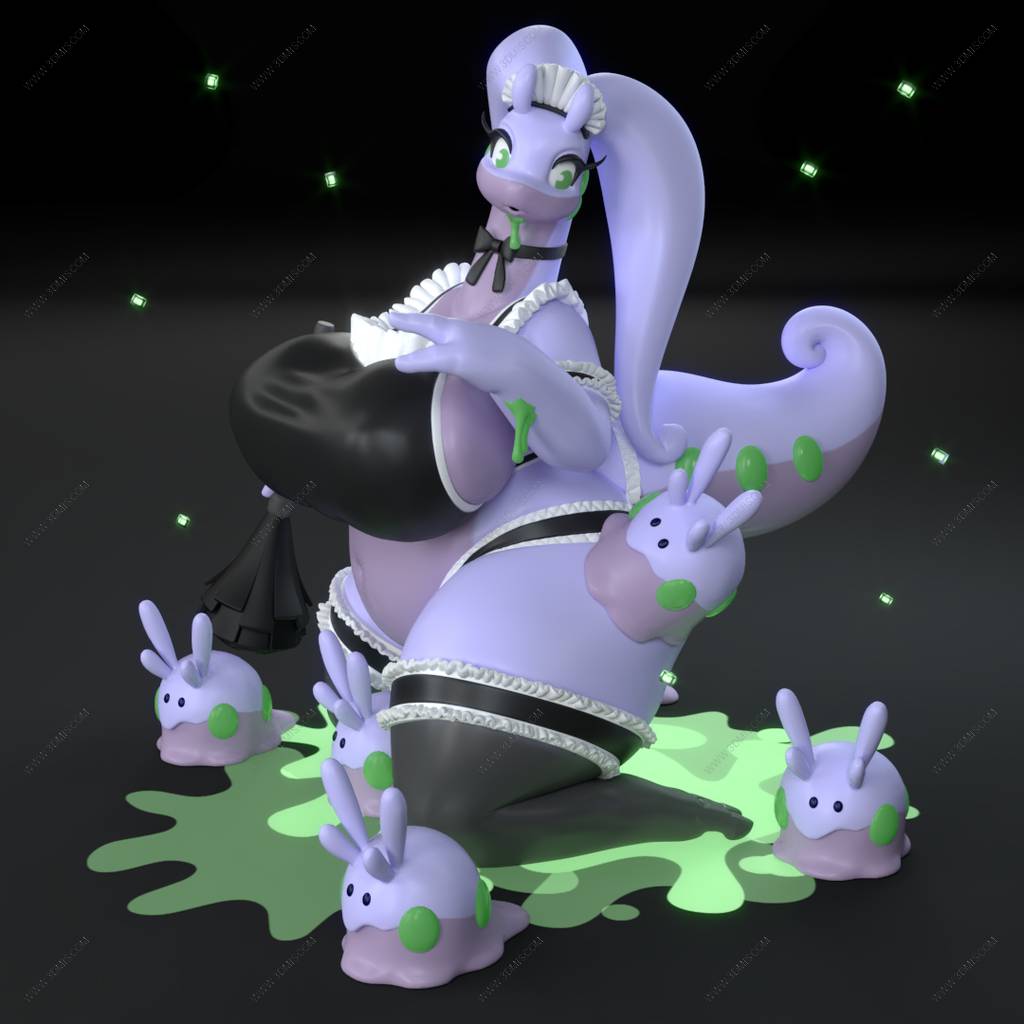 P站图纸印象馆 精灵宝可梦 黏美龙 精灵宝可梦 黏美龙