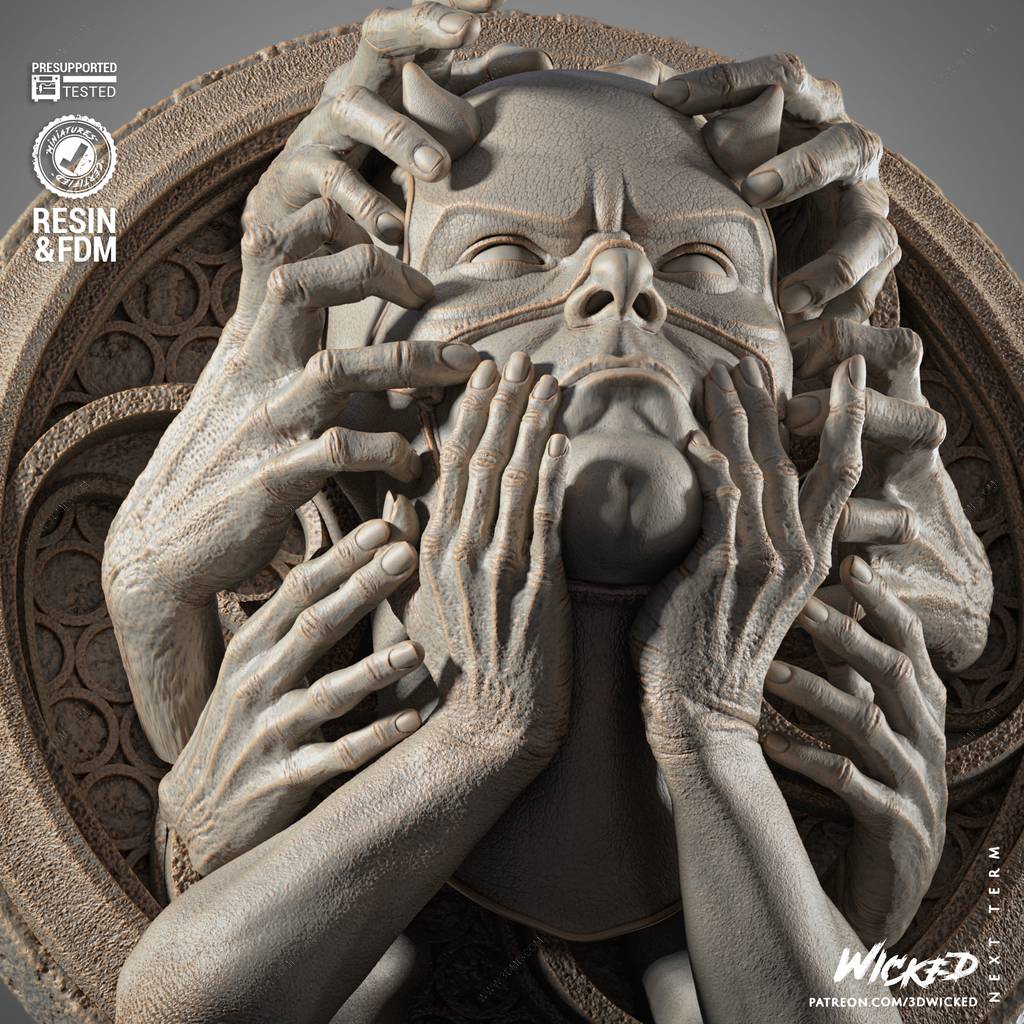 P站图纸印象馆 3DWicked 漫威 夜魔侠 3DWicked 漫威 夜魔侠