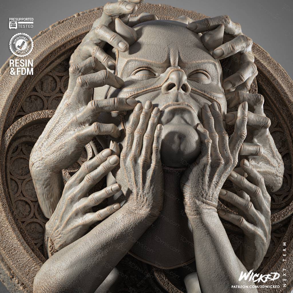 P站图纸印象馆 3DWicked 漫威 夜魔侠 3DWicked 漫威 夜魔侠