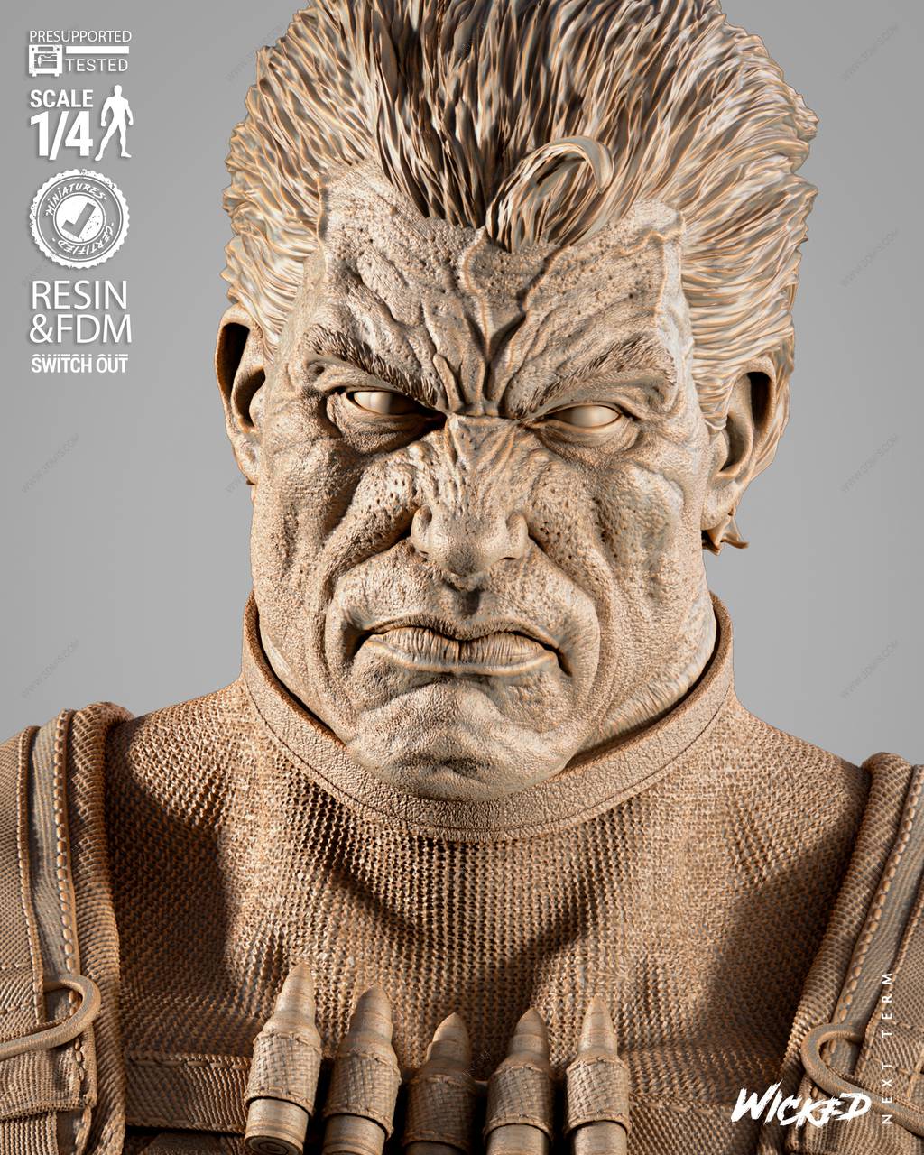 P站图纸印象馆 3DWicked 漫威 惩罚者 3DWicked 漫威 惩罚者