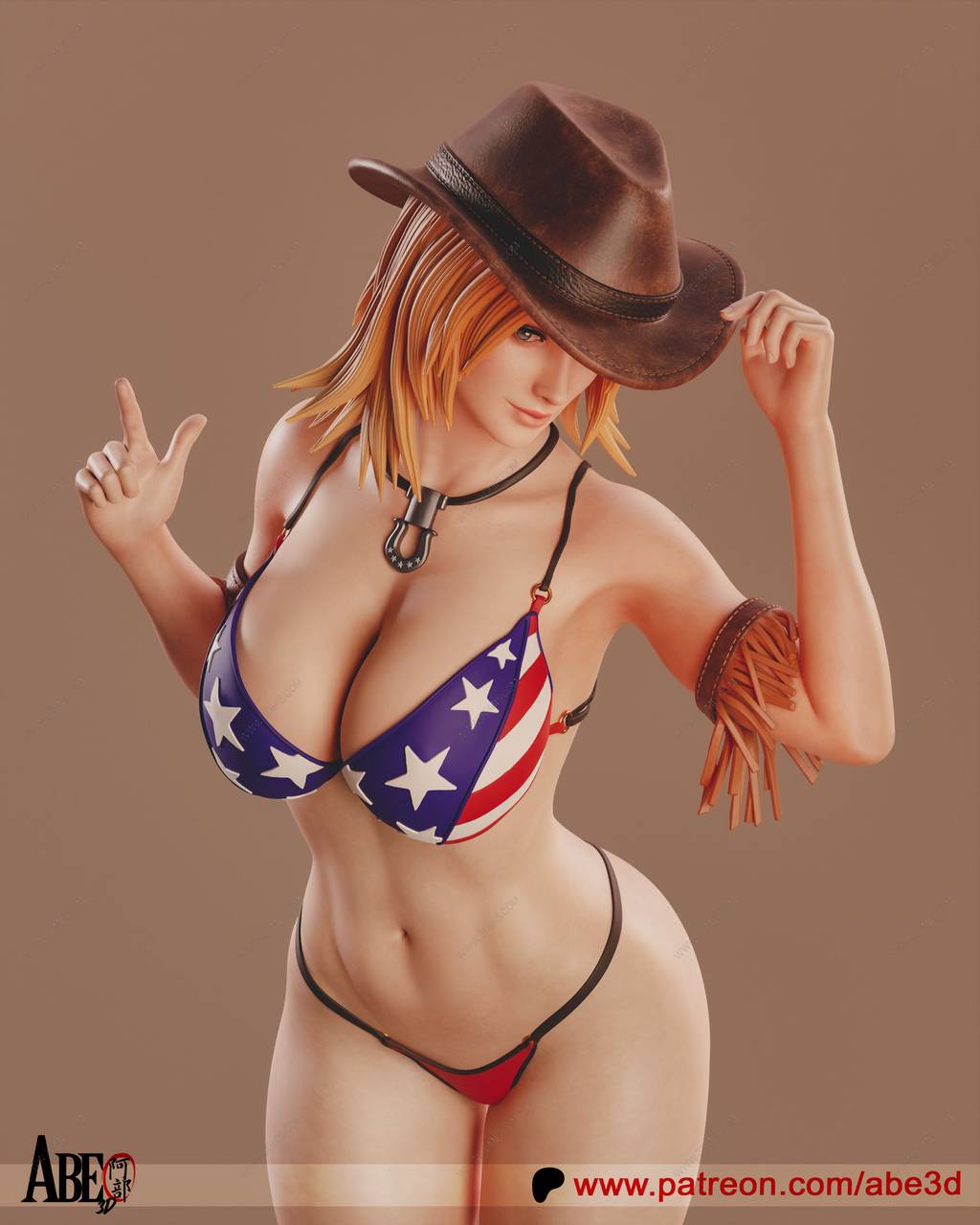 P站图纸印象馆 ABE3D 死或生 蒂娜 ABE3D 死或生 蒂娜