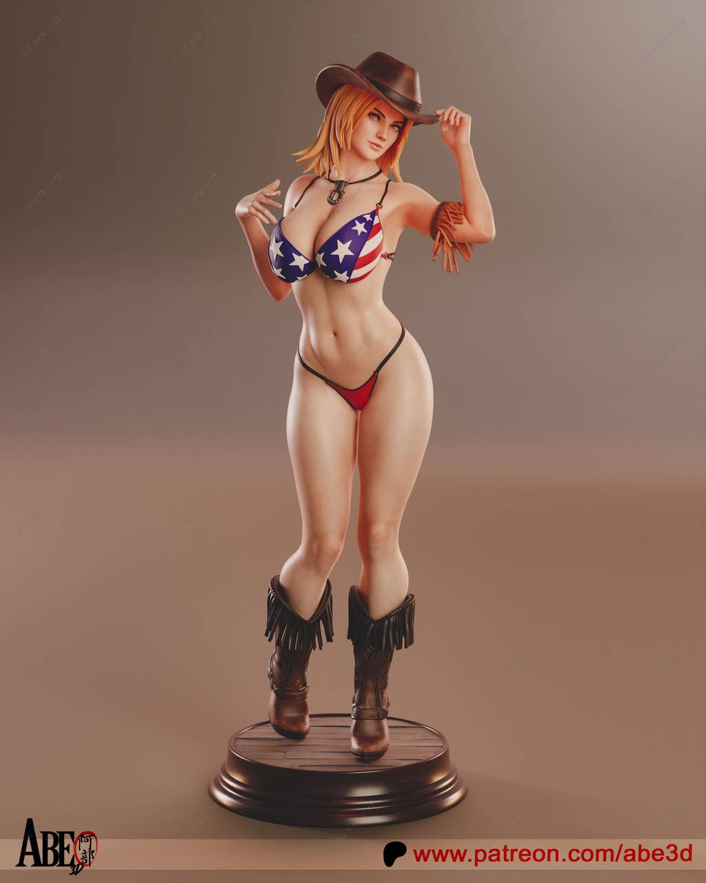 P站图纸印象馆 ABE3D 死或生 蒂娜 ABE3D 死或生 蒂娜