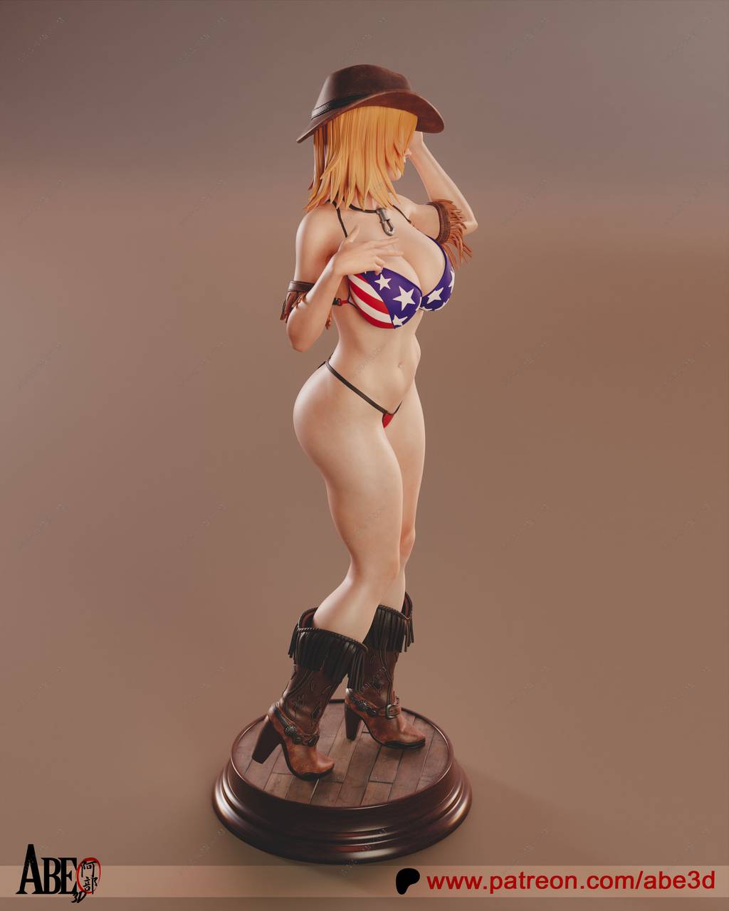 P站图纸印象馆 ABE3D 死或生 蒂娜 ABE3D 死或生 蒂娜