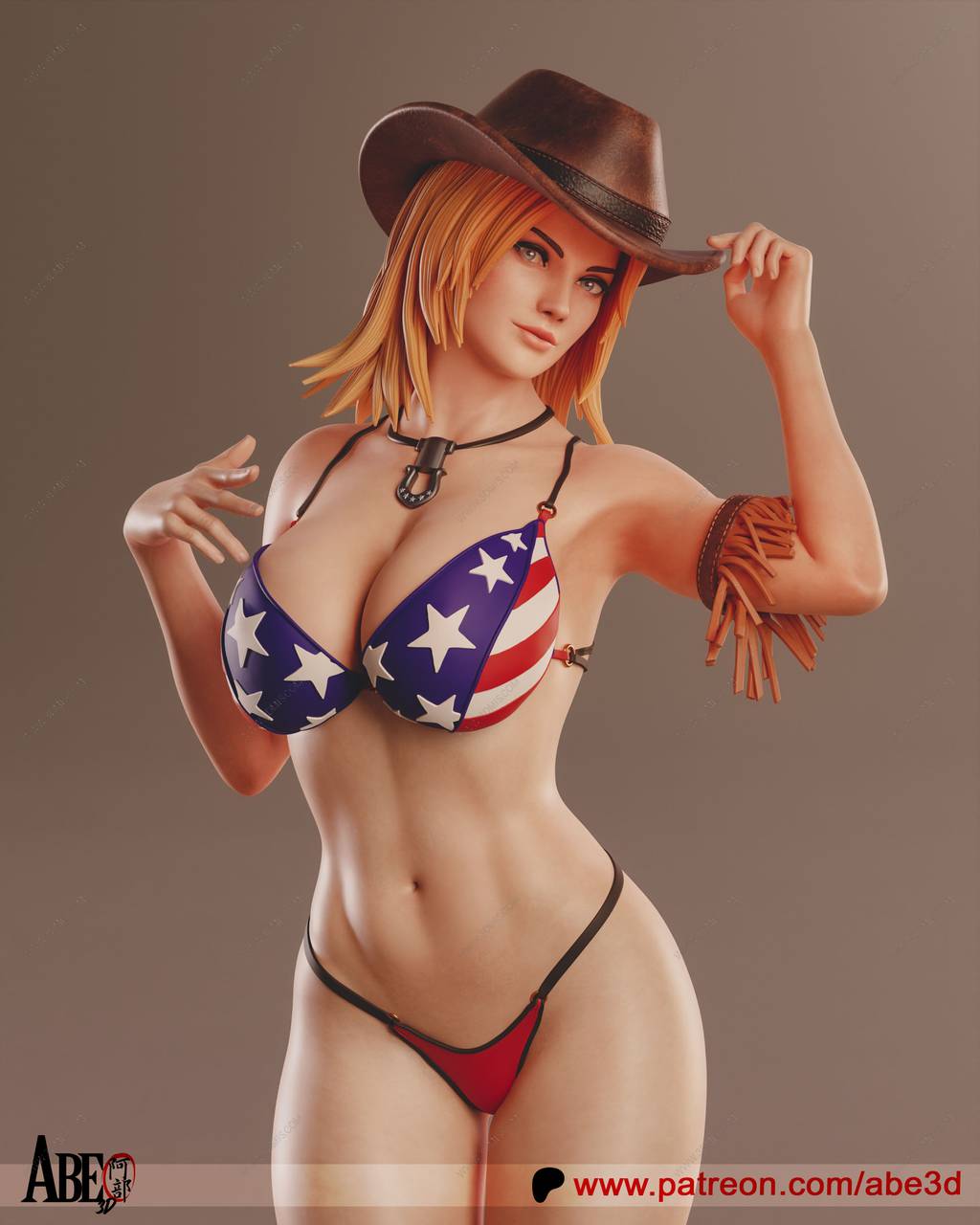 P站图纸印象馆 ABE3D 死或生 蒂娜 ABE3D 死或生 蒂娜