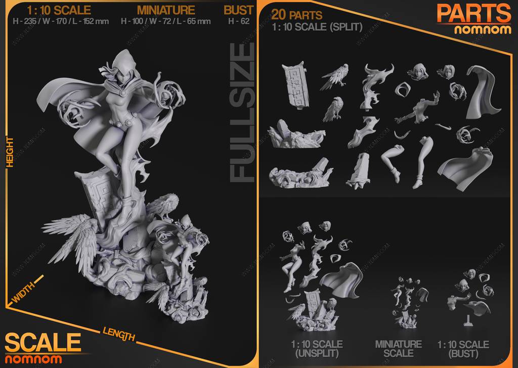 P站图纸印象馆 NomNom DC漫画 渡鸦 NomNom DC漫画 渡鸦