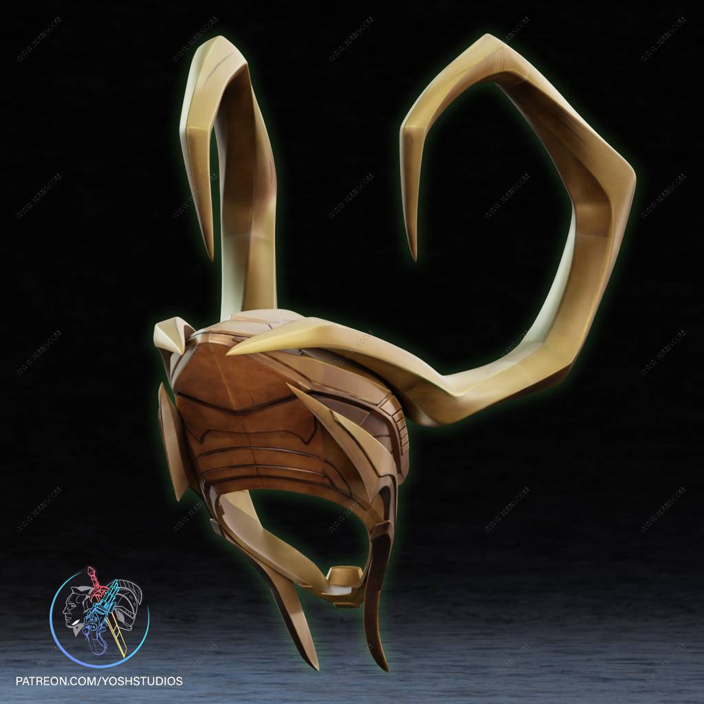 P站图纸印象馆 Yosh 漫威 洛基的面具 Yosh 漫威 洛基的面具