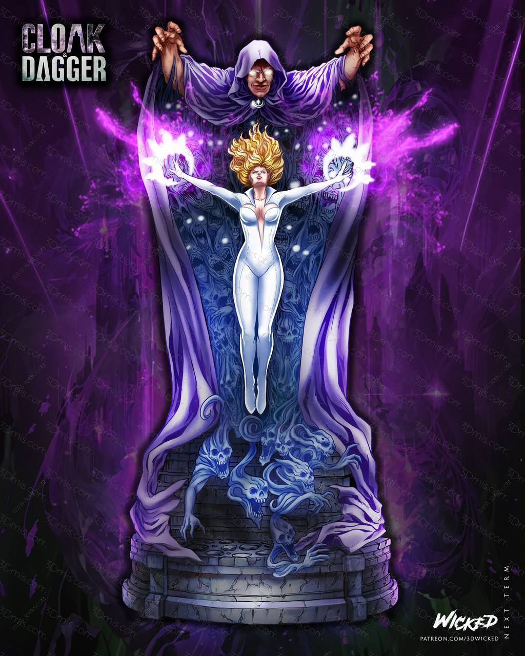 3DWicked 漫威 斗篷和匕首