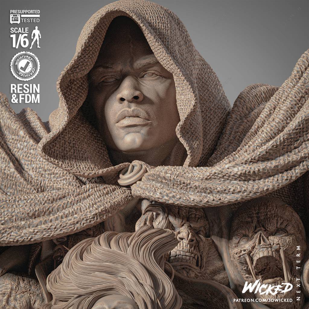 P站图纸印象馆 3DWicked 漫威 斗篷和匕首 3DWicked 漫威 斗篷和匕首