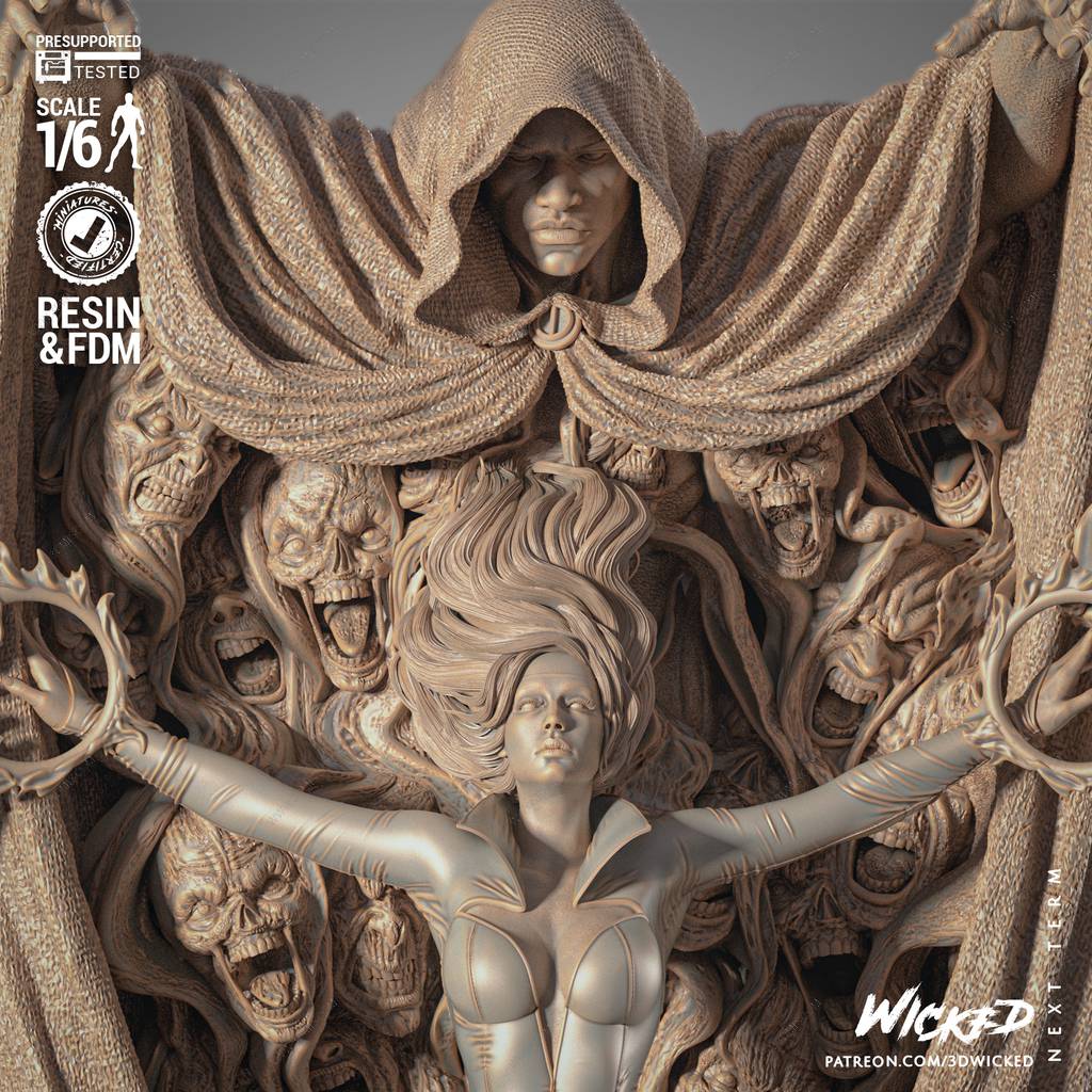 P站图纸印象馆 3DWicked 漫威 斗篷和匕首 3DWicked 漫威 斗篷和匕首