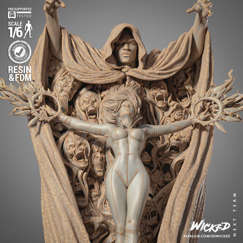 P站图纸印象馆 3DWicked 漫威 斗篷和匕首 3DWicked 漫威 斗篷和匕首