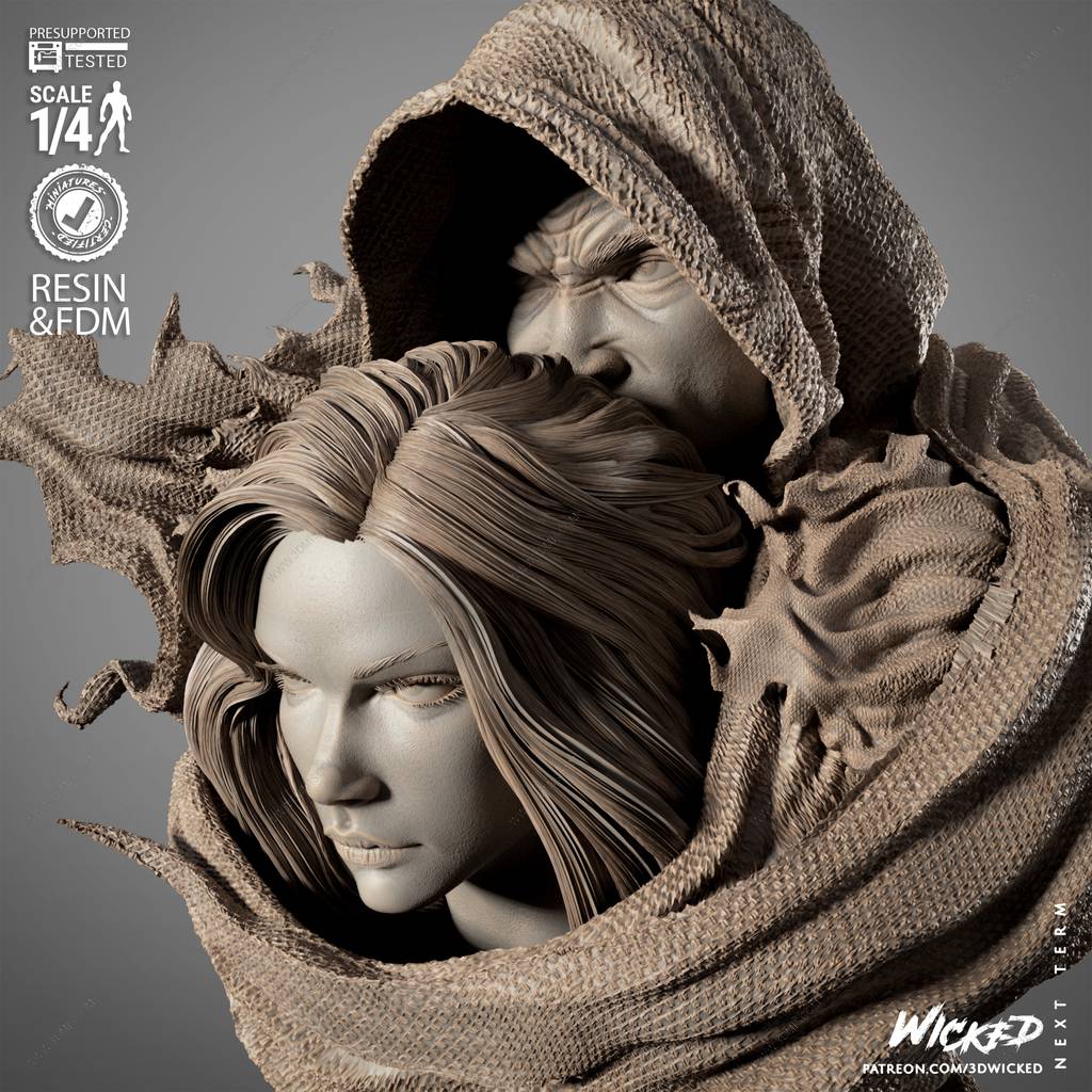 P站图纸印象馆 3DWicked 漫威 斗篷和匕首 3DWicked 漫威 斗篷和匕首