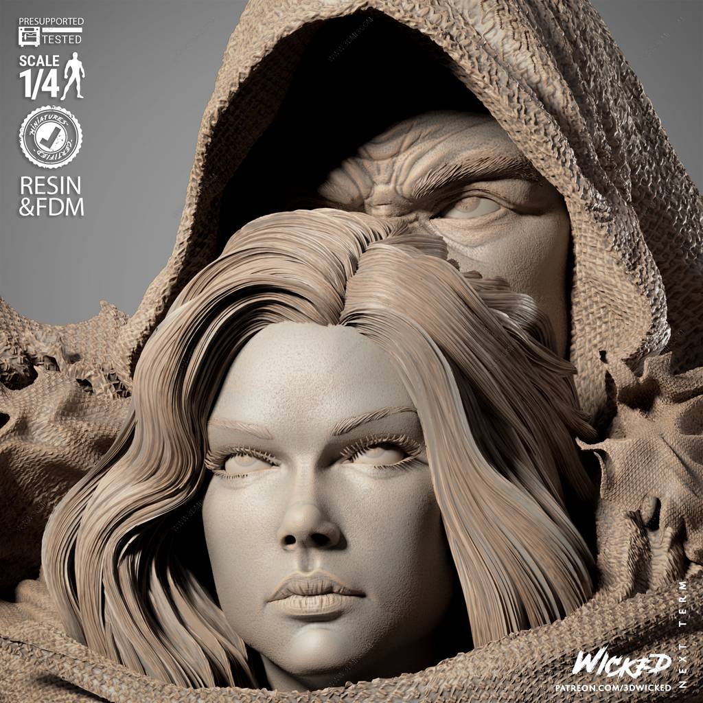 P站图纸印象馆 3DWicked 漫威 斗篷和匕首 3DWicked 漫威 斗篷和匕首