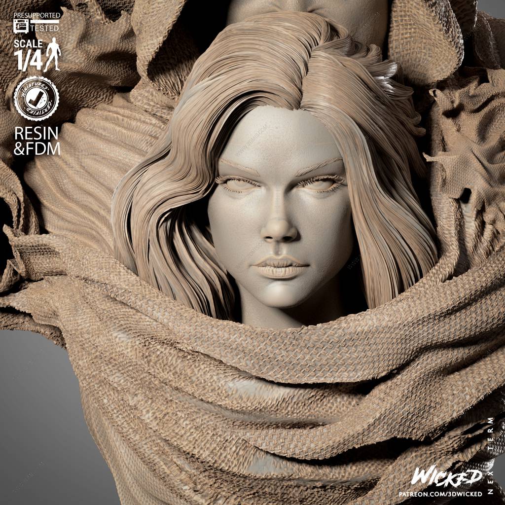 P站图纸印象馆 3DWicked 漫威 斗篷和匕首 3DWicked 漫威 斗篷和匕首