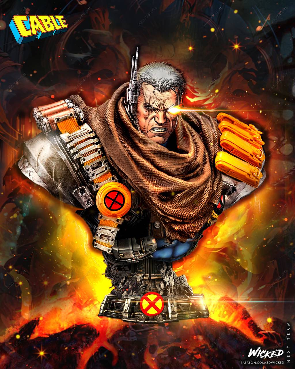 P站图纸印象馆 3DWicked 漫威 电索 3DWicked 漫威 电索