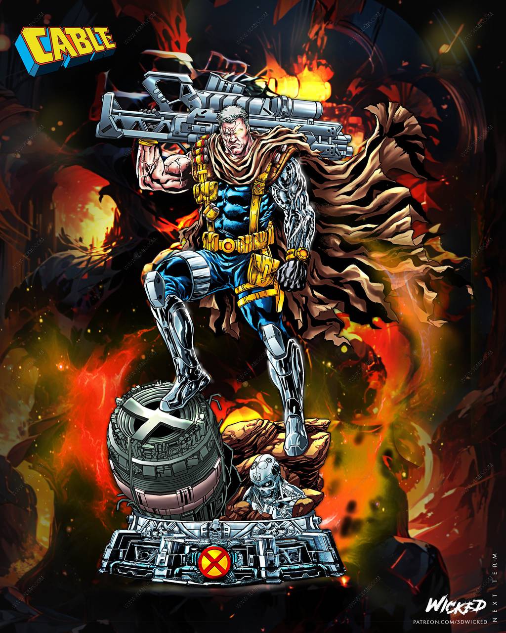 P站图纸印象馆 3DWicked 漫威 电索 3DWicked 漫威 电索