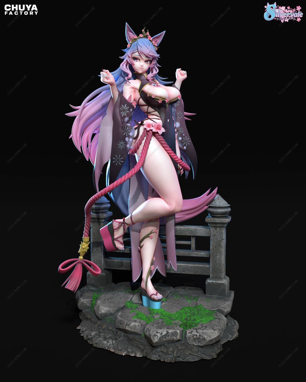 P站图纸印象馆 Chuya Factory 虚拟主播 樱花狼灵 Chuya Factory 虚拟主播 樱花狼灵