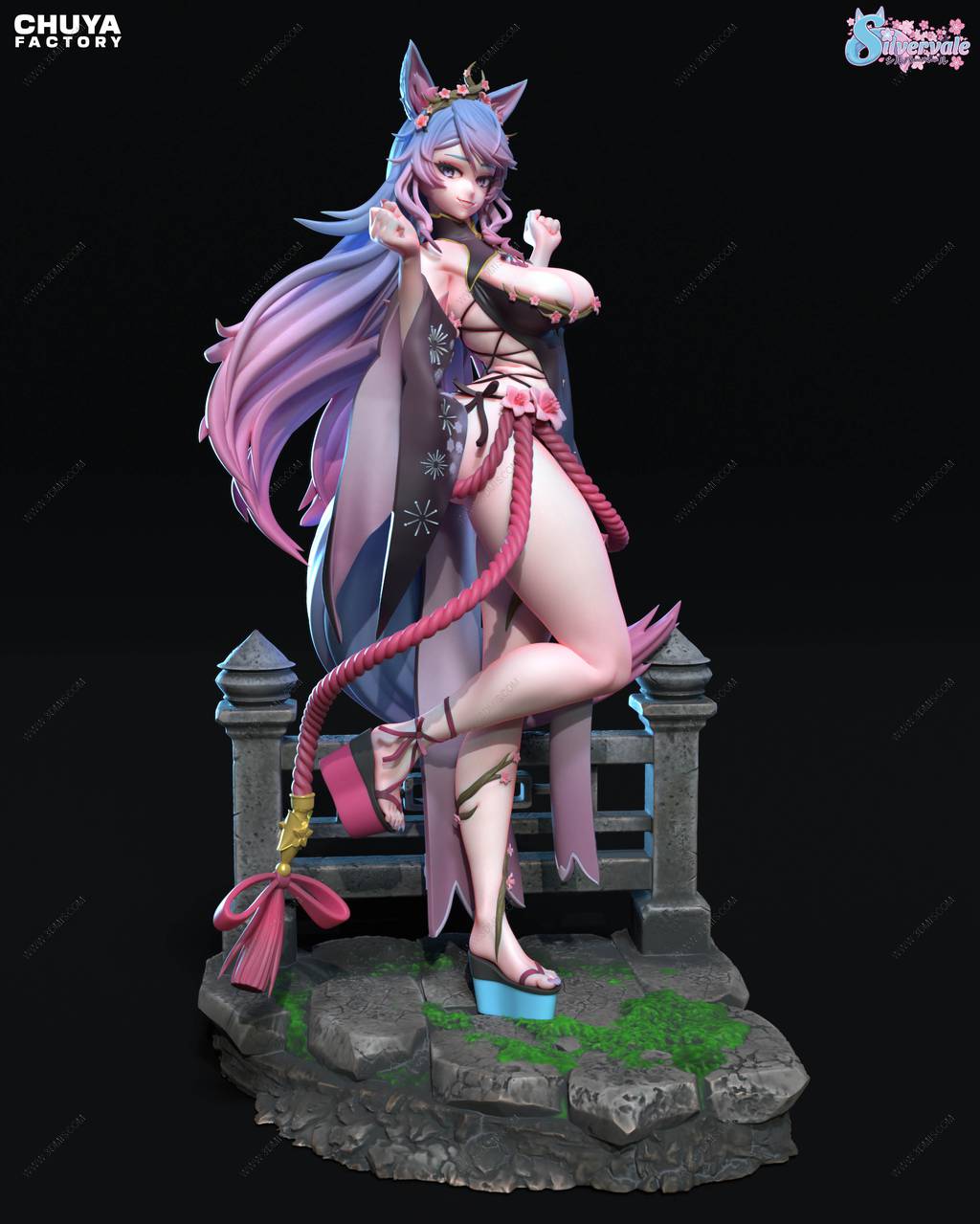 P站图纸印象馆 Chuya Factory 虚拟主播 樱花狼灵 Chuya Factory 虚拟主播 樱花狼灵