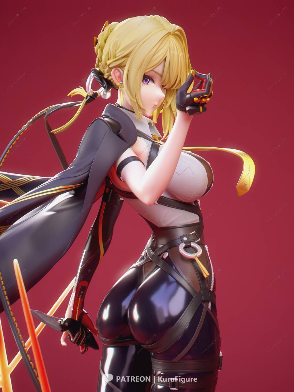 P站图纸印象馆 Kuru Figure 绝区零 伊芙琳·舒瓦利耶 Kuru Figure 绝区零 伊芙琳·舒瓦利耶