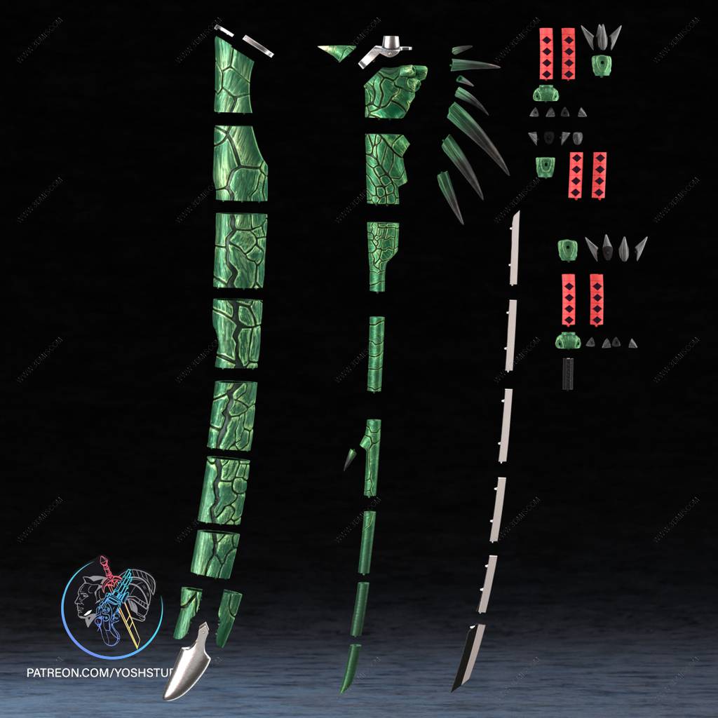 P站图纸印象馆 Yosh 怪物猎人 猎人之剑 Yosh 怪物猎人 猎人之剑