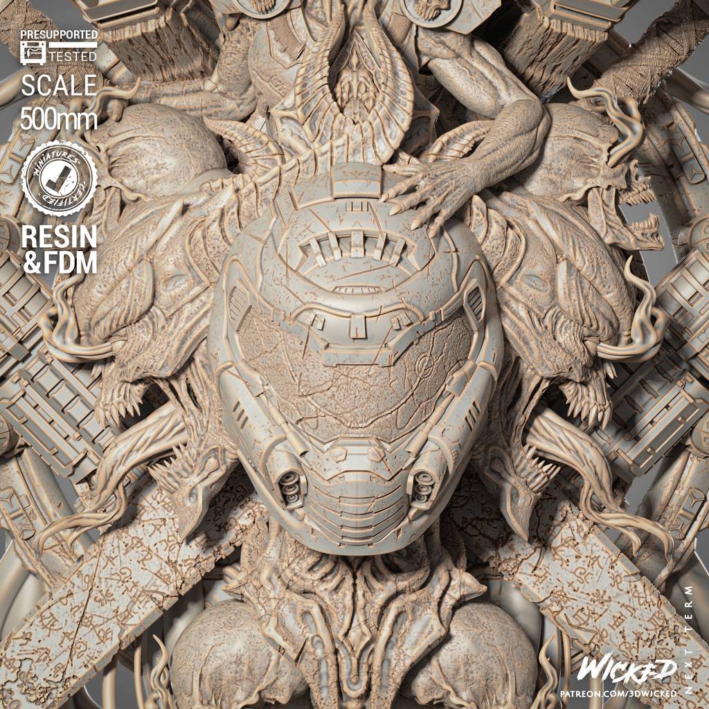 P站图纸印象馆 3DWicked 毁灭战士 3DWicked 毁灭战士