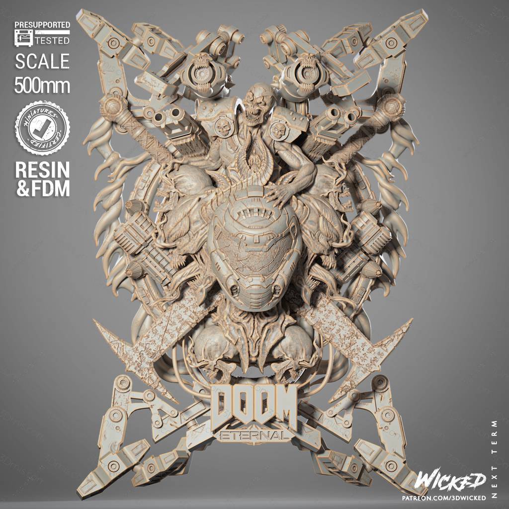 P站图纸印象馆 3DWicked 毁灭战士 3DWicked 毁灭战士