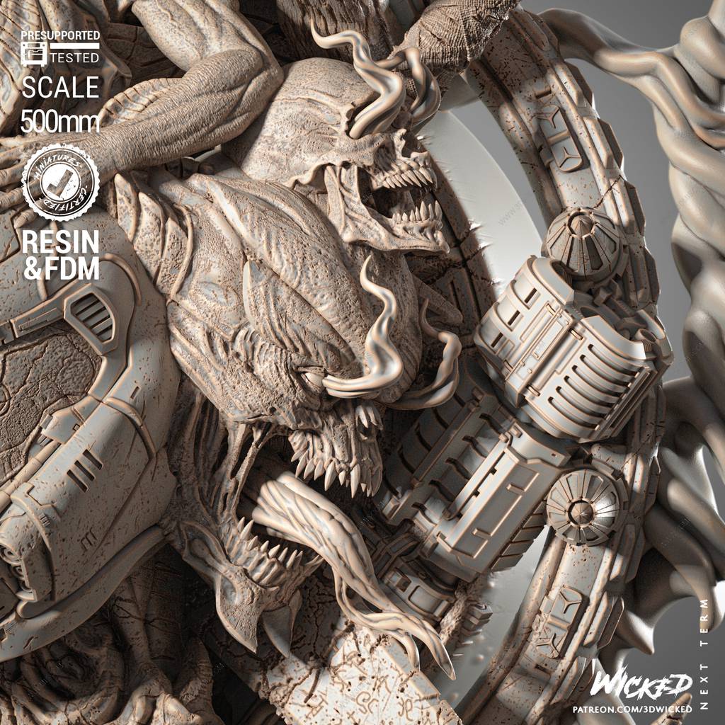 P站图纸印象馆 3DWicked 毁灭战士 3DWicked 毁灭战士