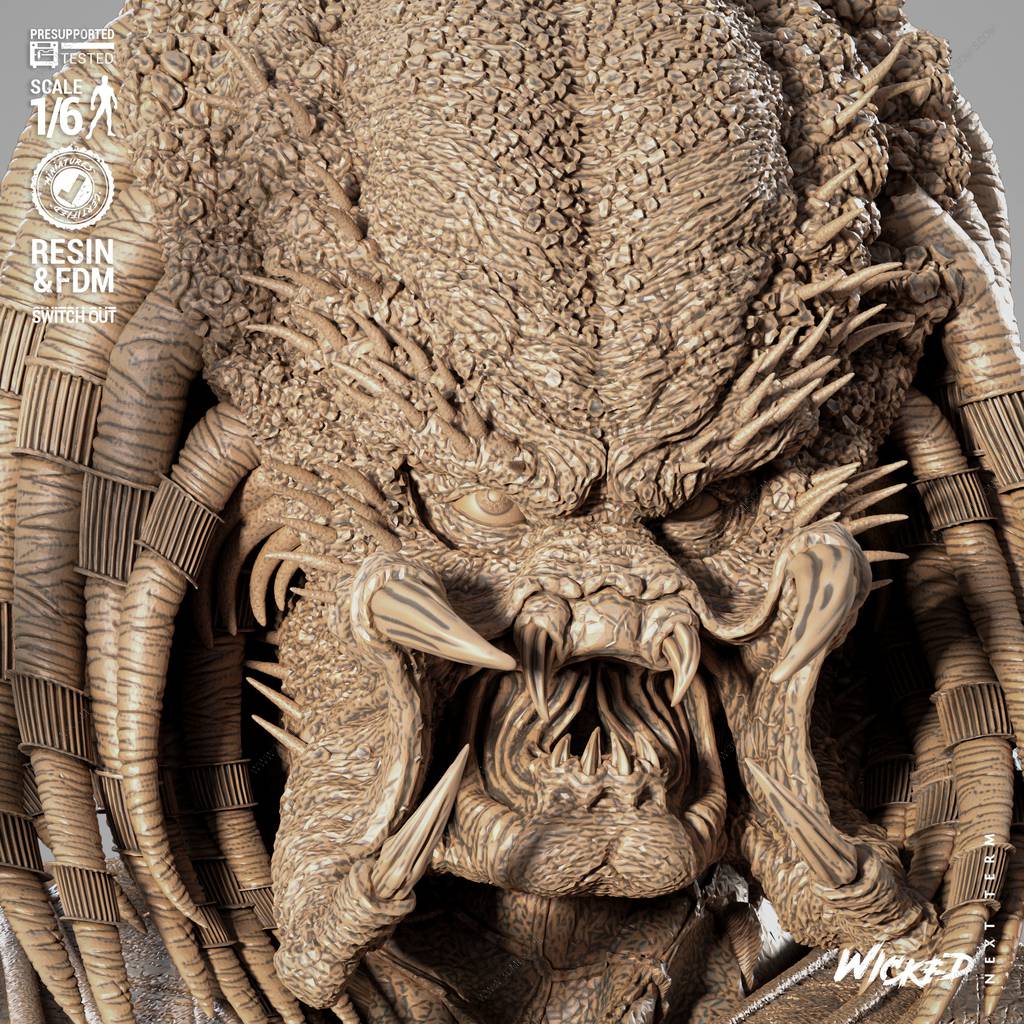 P站图纸印象馆 3DWicked 漫威 黑豹对战铁血战士 3DWicked 漫威 黑豹对战铁血战士