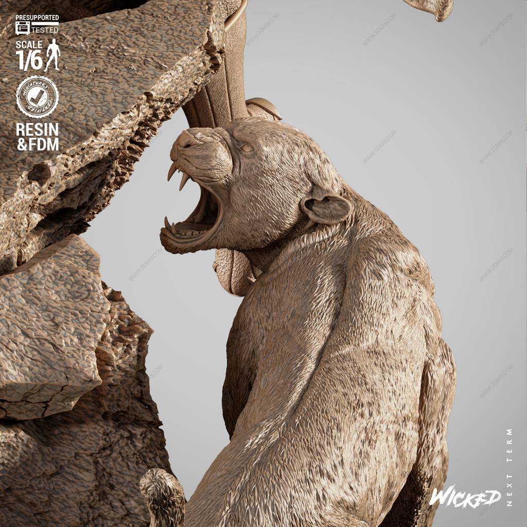 P站图纸印象馆 3DWicked 漫威 黑豹对战铁血战士 3DWicked 漫威 黑豹对战铁血战士