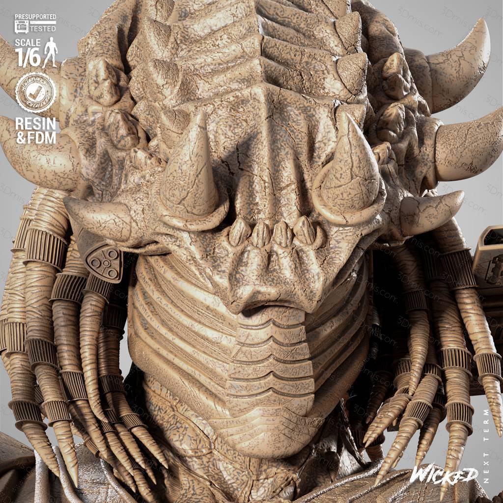 3DWicked 漫威 黑豹对战铁血战士