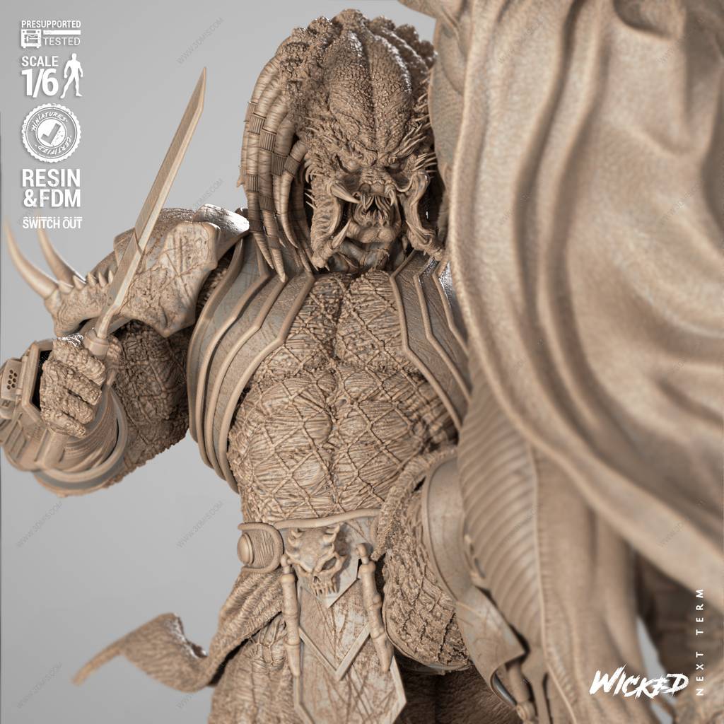 P站图纸印象馆 3DWicked 漫威 黑豹对战铁血战士 3DWicked 漫威 黑豹对战铁血战士