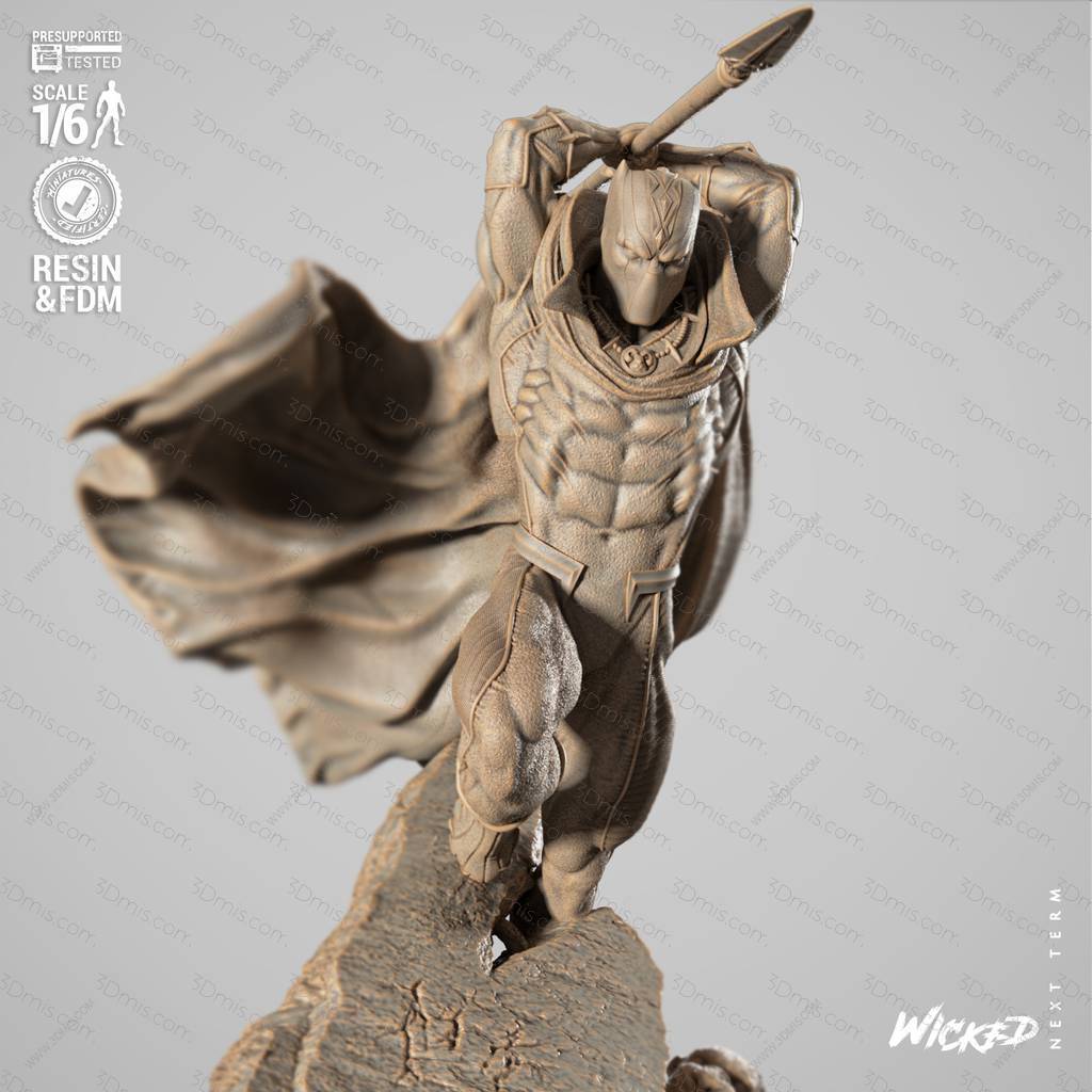 3DWicked 漫威 黑豹对战铁血战士