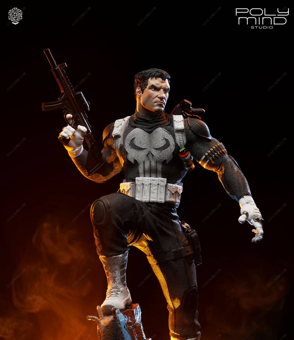 P站图纸印象馆 PolyMind 漫威 惩罚者 PolyMind 漫威 惩罚者