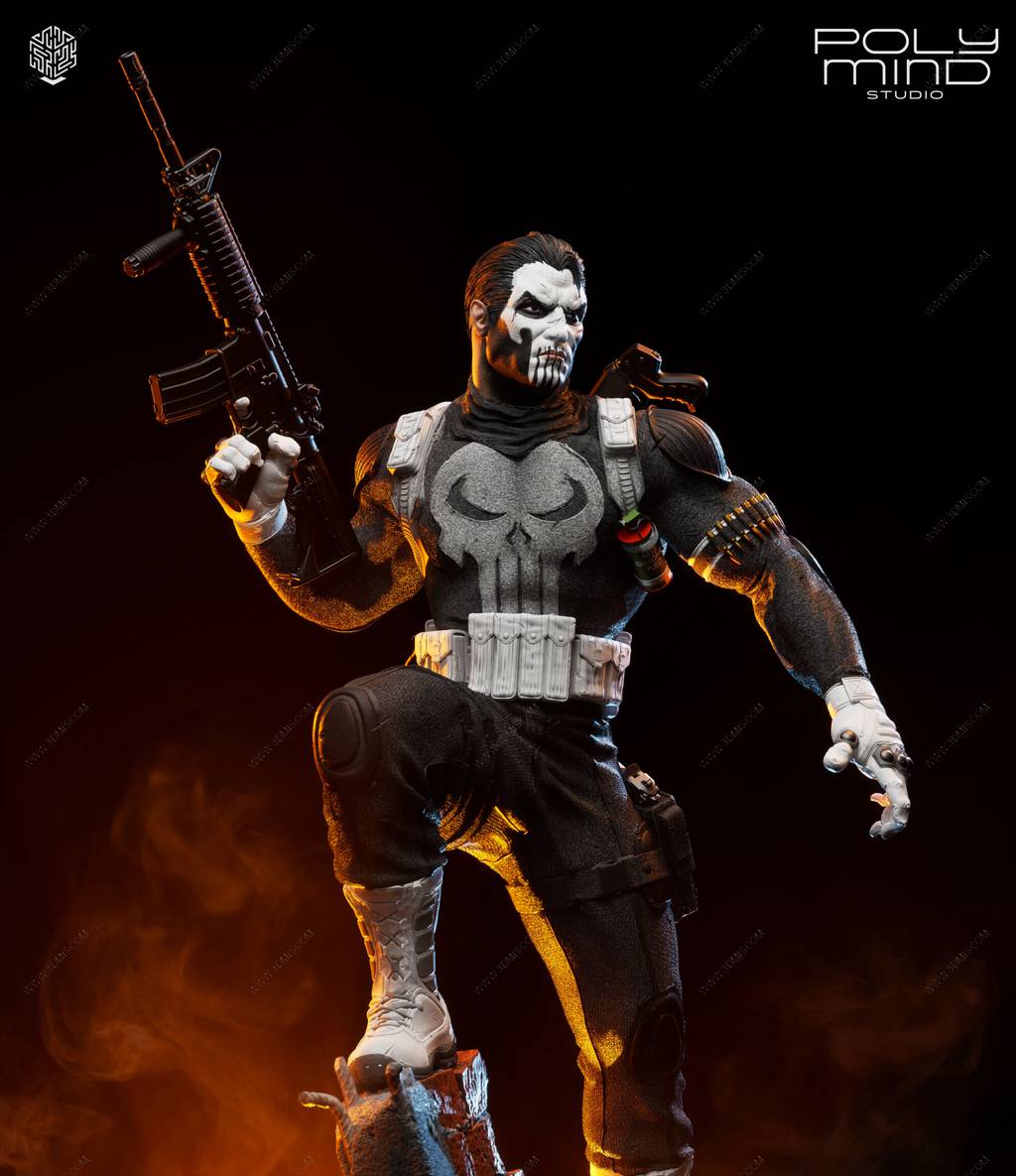 P站图纸印象馆 PolyMind 漫威 惩罚者 PolyMind 漫威 惩罚者