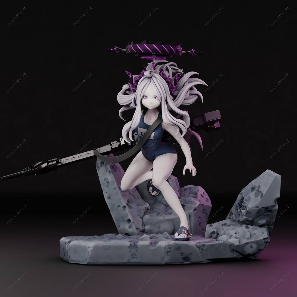 P站图纸印象馆 碧蓝档案 空崎日奈 碧蓝档案 空崎日奈