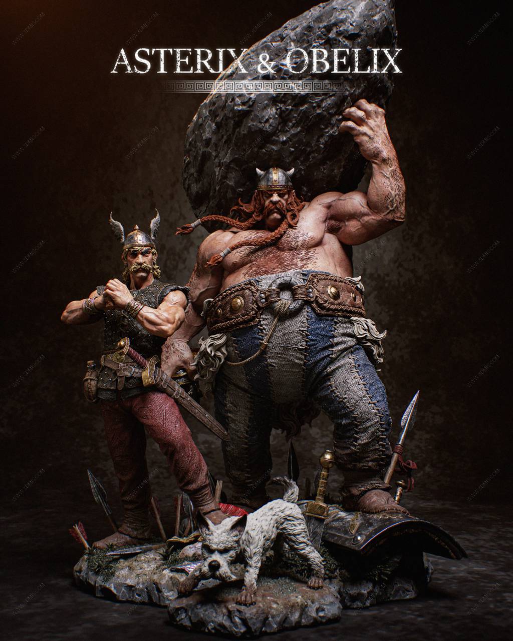 P站图纸印象馆 CA3D 高卢英雄传 阿斯泰利克斯和奥勃利 CA3D 高卢英雄传 阿斯泰利克斯和奥勃利