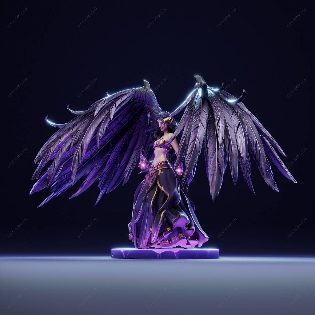 P站图纸印象馆 CA3D 英雄联盟 莫甘娜 CA3D 英雄联盟 莫甘娜