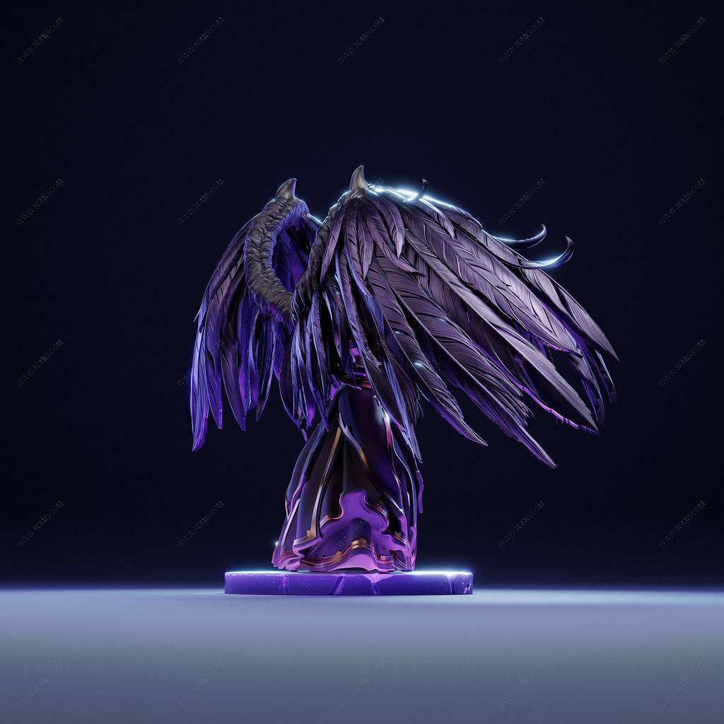 P站图纸印象馆 CA3D 英雄联盟 莫甘娜 CA3D 英雄联盟 莫甘娜