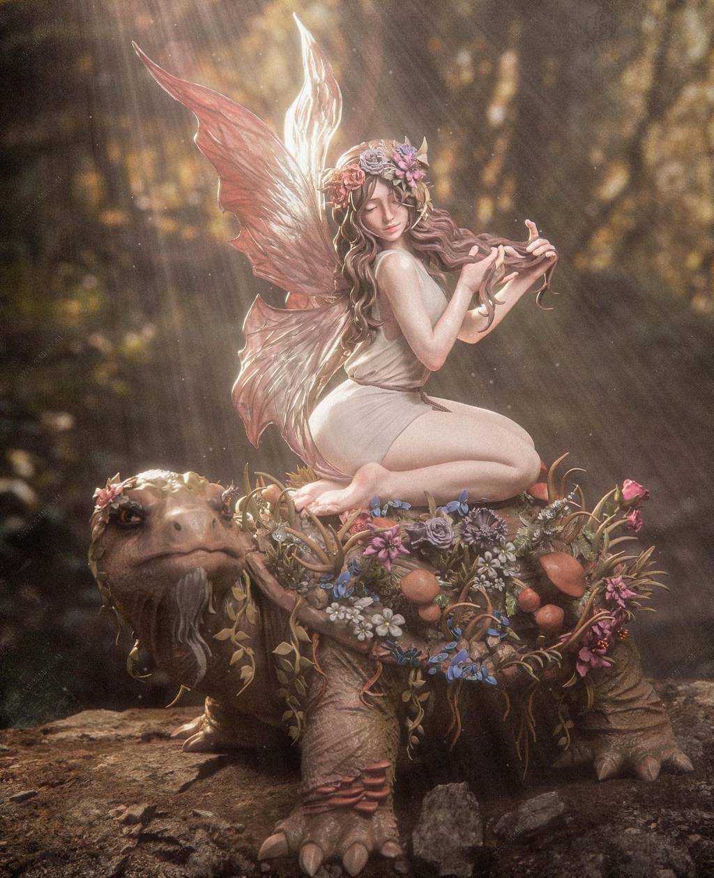 P站图纸印象馆 CA3D 海龟仙子 CA3D 海龟仙子