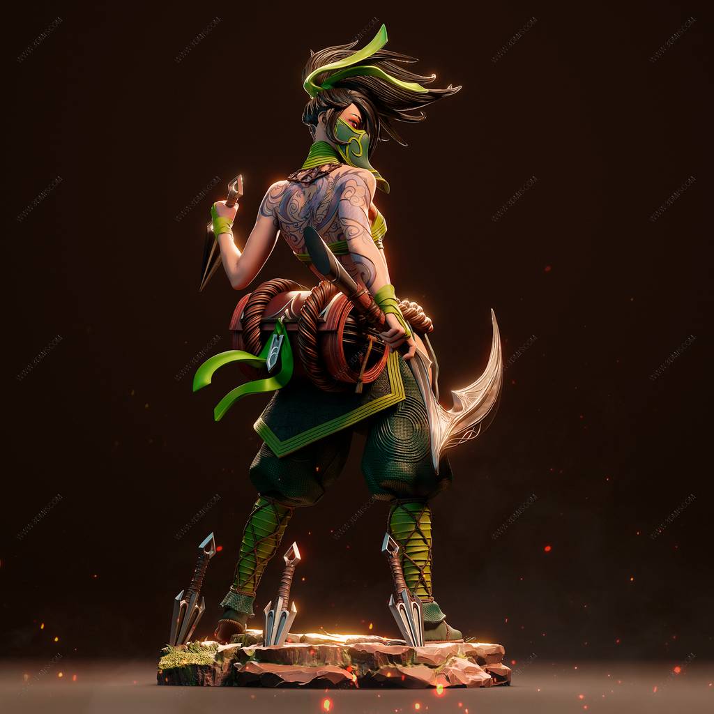 P站图纸印象馆 CA3D 英雄联盟 离群之刺阿卡利 CA3D 英雄联盟 离群之刺阿卡利