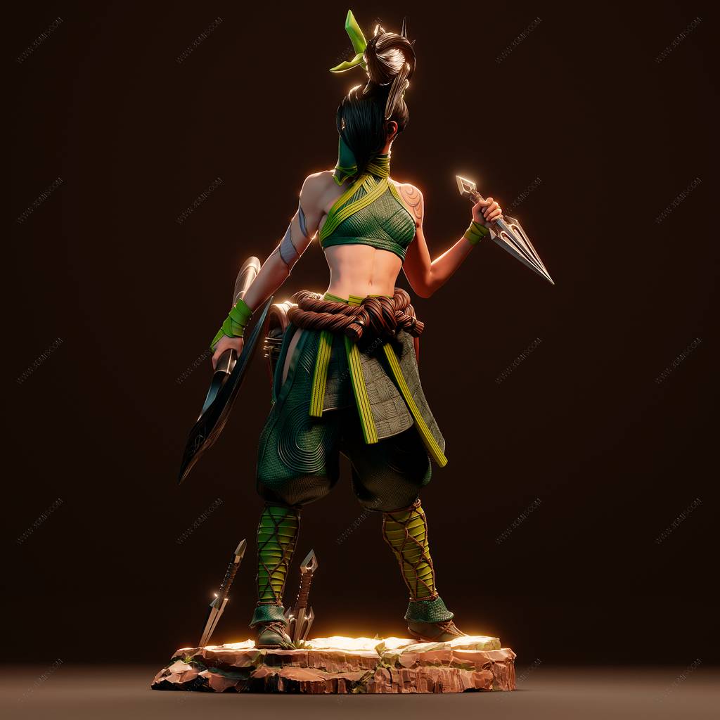 P站图纸印象馆 CA3D 英雄联盟 离群之刺阿卡利 CA3D 英雄联盟 离群之刺阿卡利