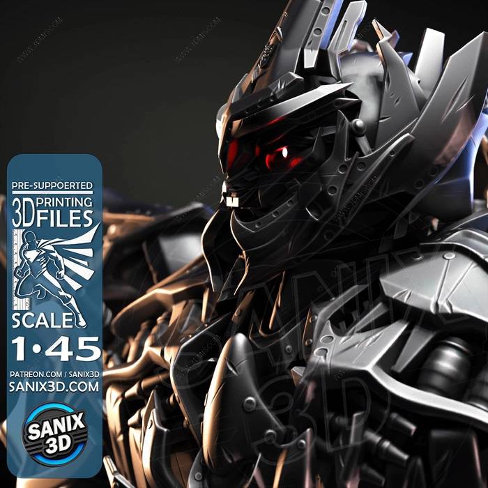 P站图纸印象馆 Sanix3d 变形金刚 威震天 Sanix3d 变形金刚 威震天