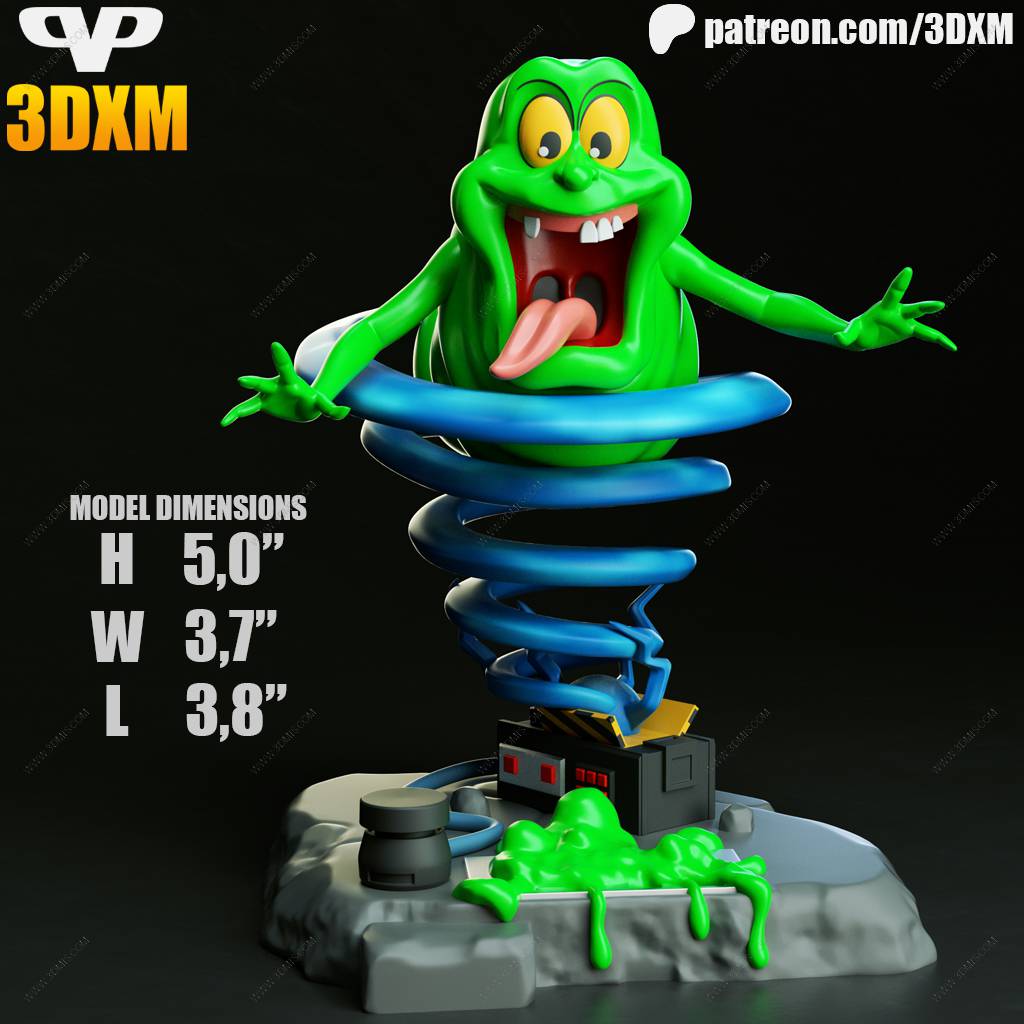 P站图纸印象馆 Chibi STL 捉鬼敢死队 史莱姆 Chibi STL 捉鬼敢死队 史莱姆