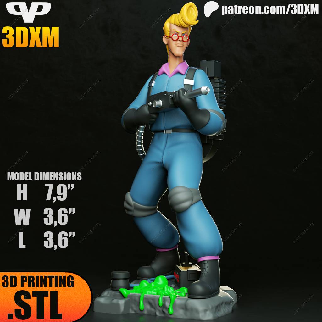 P站图纸印象馆 Chibi STL 捉鬼敢死队 伊根 Chibi STL 捉鬼敢死队 伊根